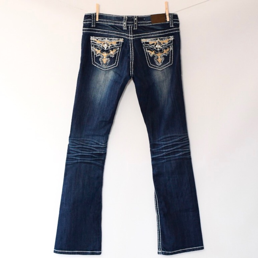 Premiere Rue21 Bootcut Ripped Jeans - Picture 3 of 7